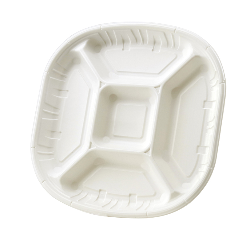 10.5 inch Rectangular Disposable MFPP Plate 10.5x10.5x1 inch 1010