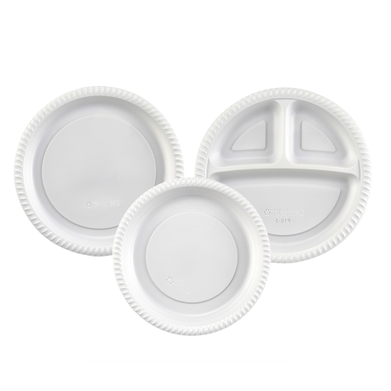 7/9/10.25 inch Round Disposable MFPP Plate Eco-friendly 