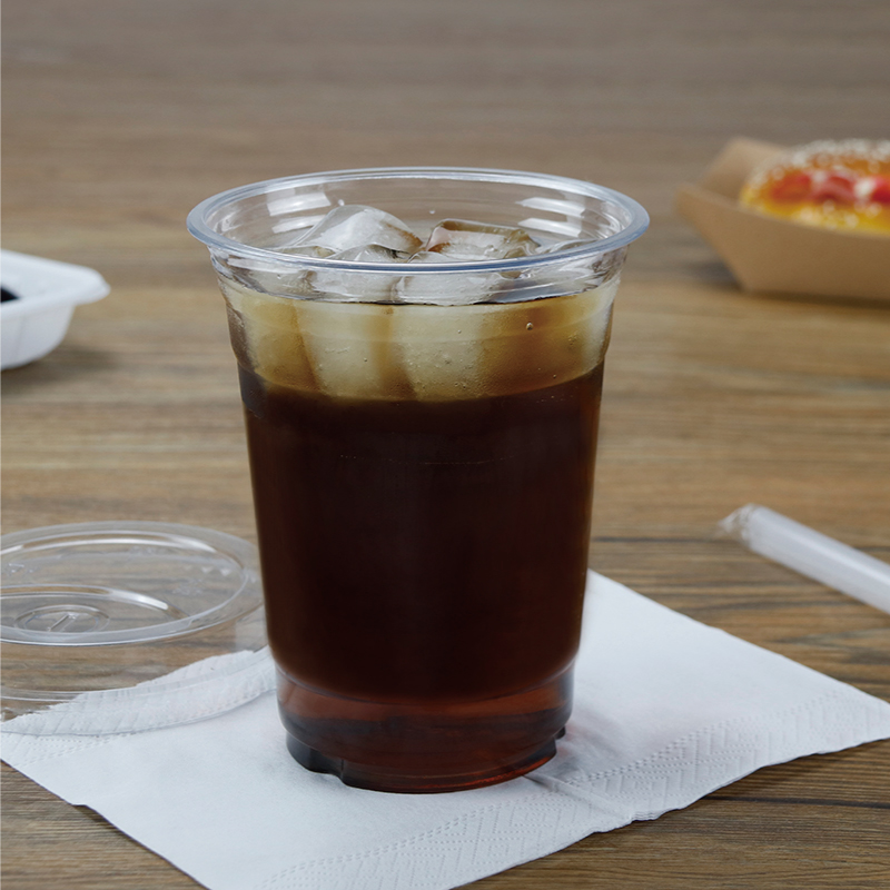 16oz. Clear PET Plastic Cold Drink Cup 9802