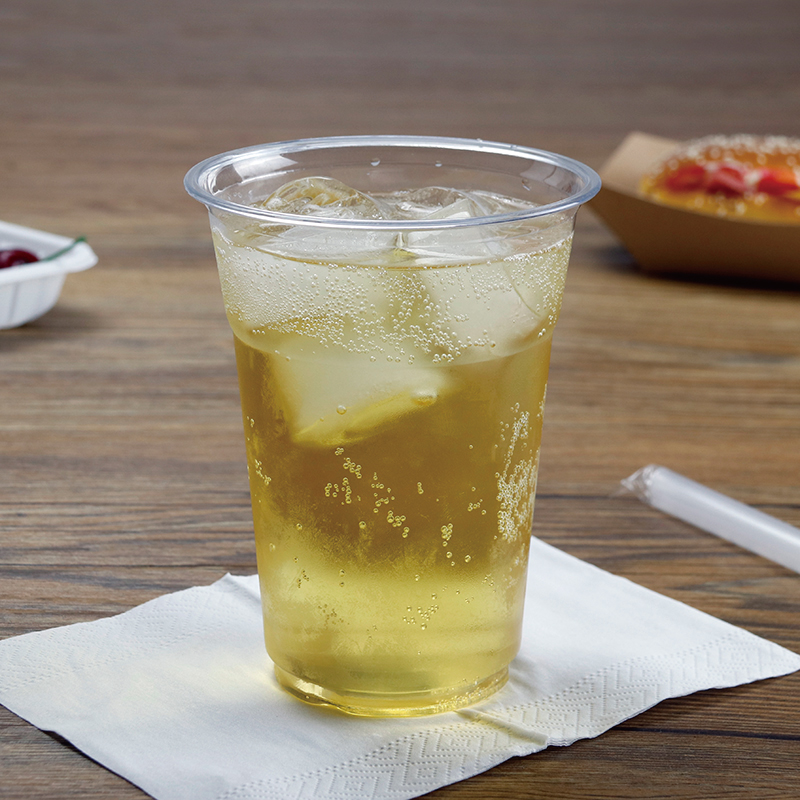 16oz. Clear PET Plastic Cold Drink Cup 9806