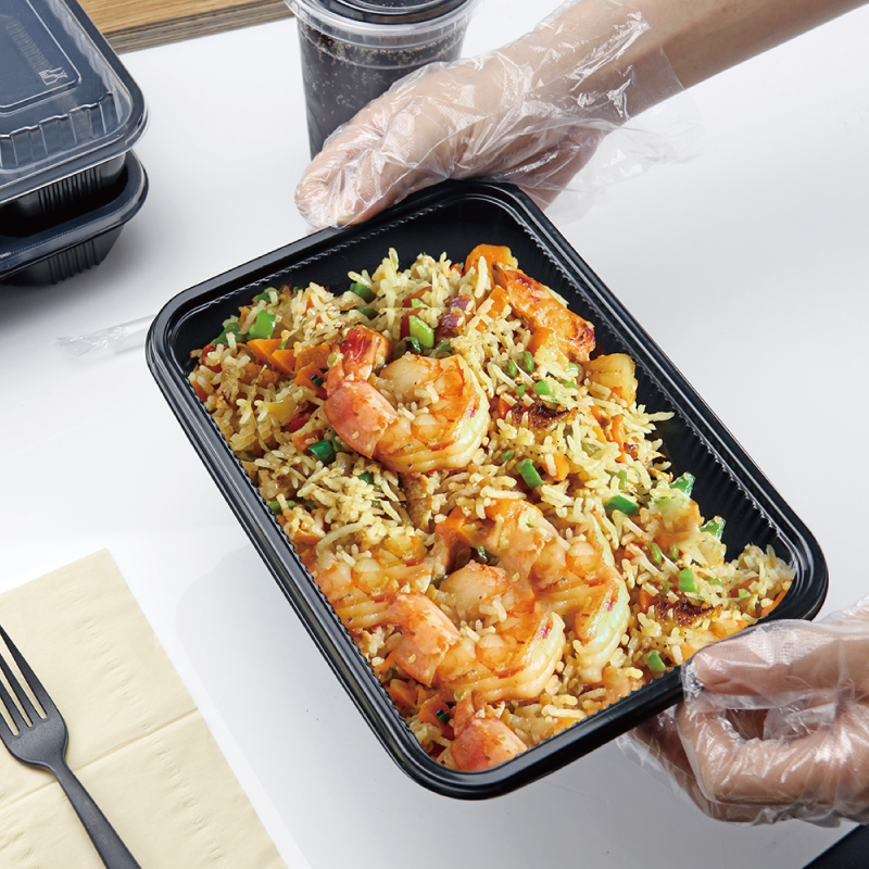 1 compartment detachable food container with Lid