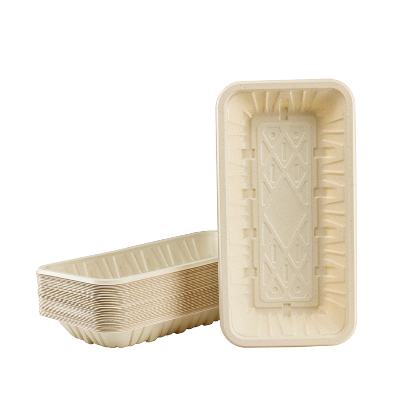 Multi-size Eco-friendly Biodegradable Natural Microwaveable Processor Tray GZ-10P
