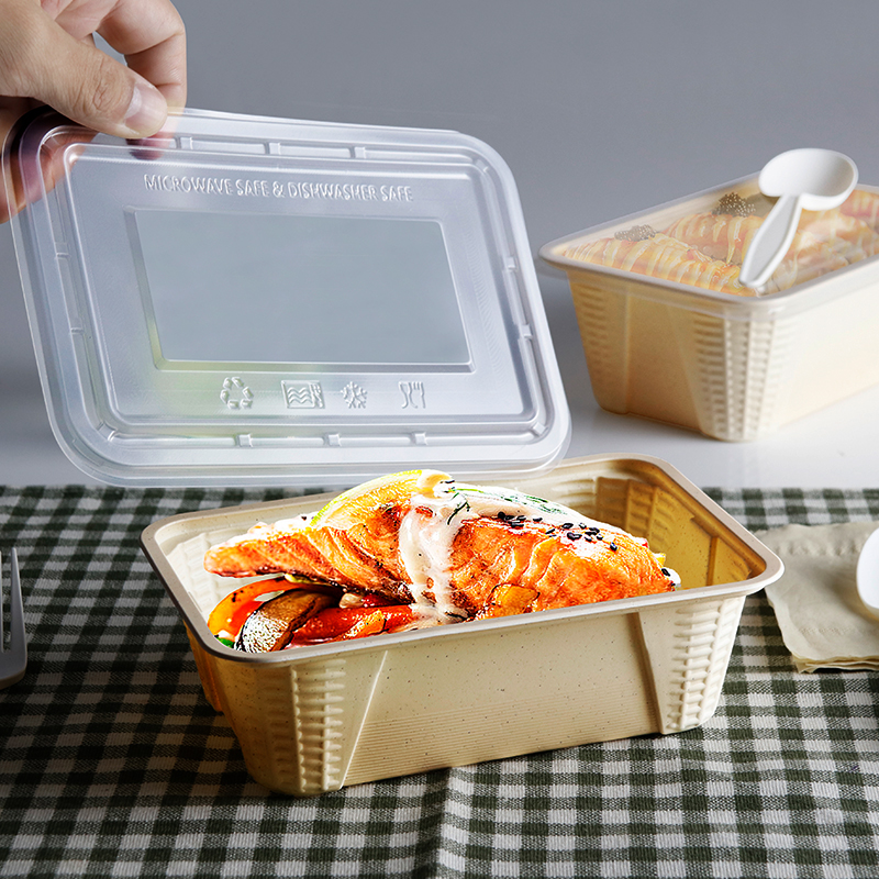 21oz.biodegradable Natural Container 168×113×50mm-300/case PF750