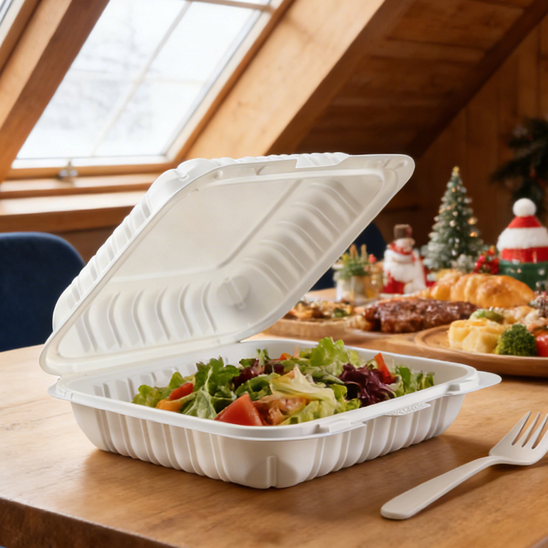 23oz Mineral Filled PP Hinged Container